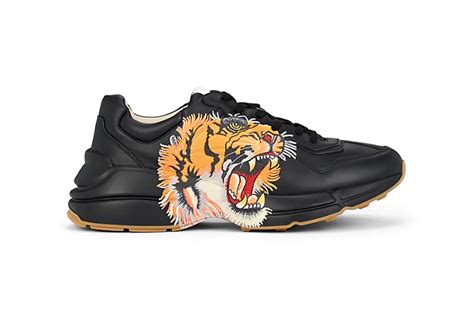 tiger gucci sneakers|gucci rhyton tiger print.